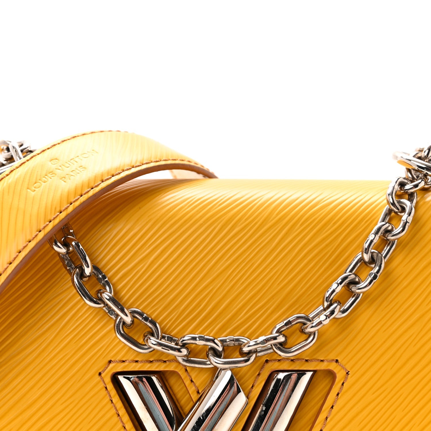 Epi Twist Shoulder Bag PM Jonquille