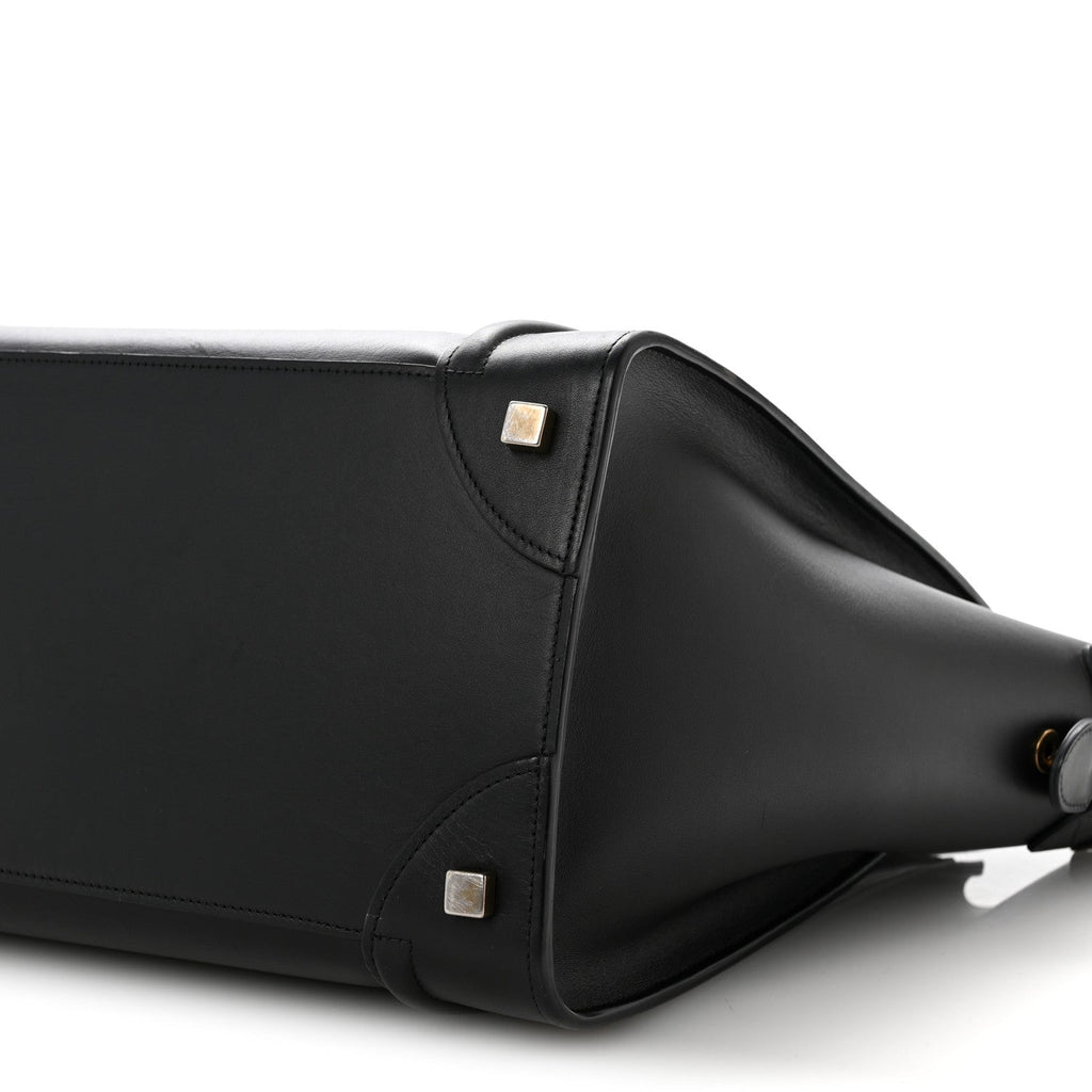 Smooth Calfskin Mini Luggage Black