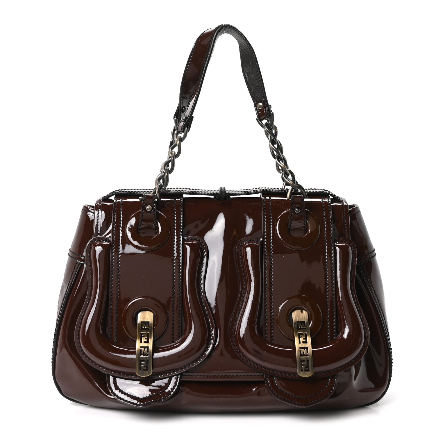 Patent B Bag Osso Marrone