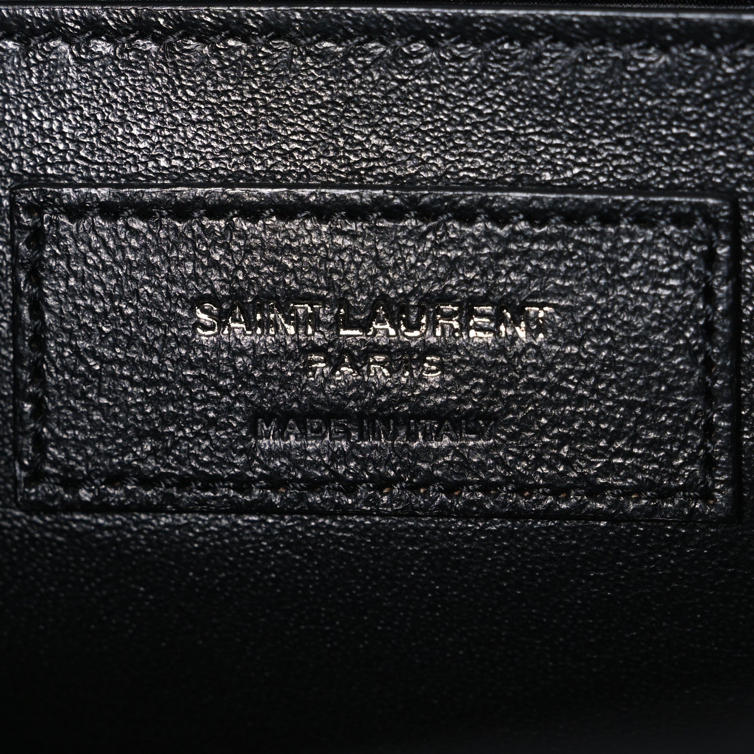 Grain De Poudre Textured Mixed Matelasse Triquilt Medium Monogram Monochrome Satchel Black