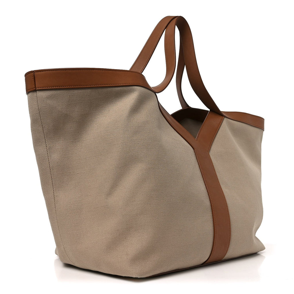 Canvas Y Tote Beige Brick