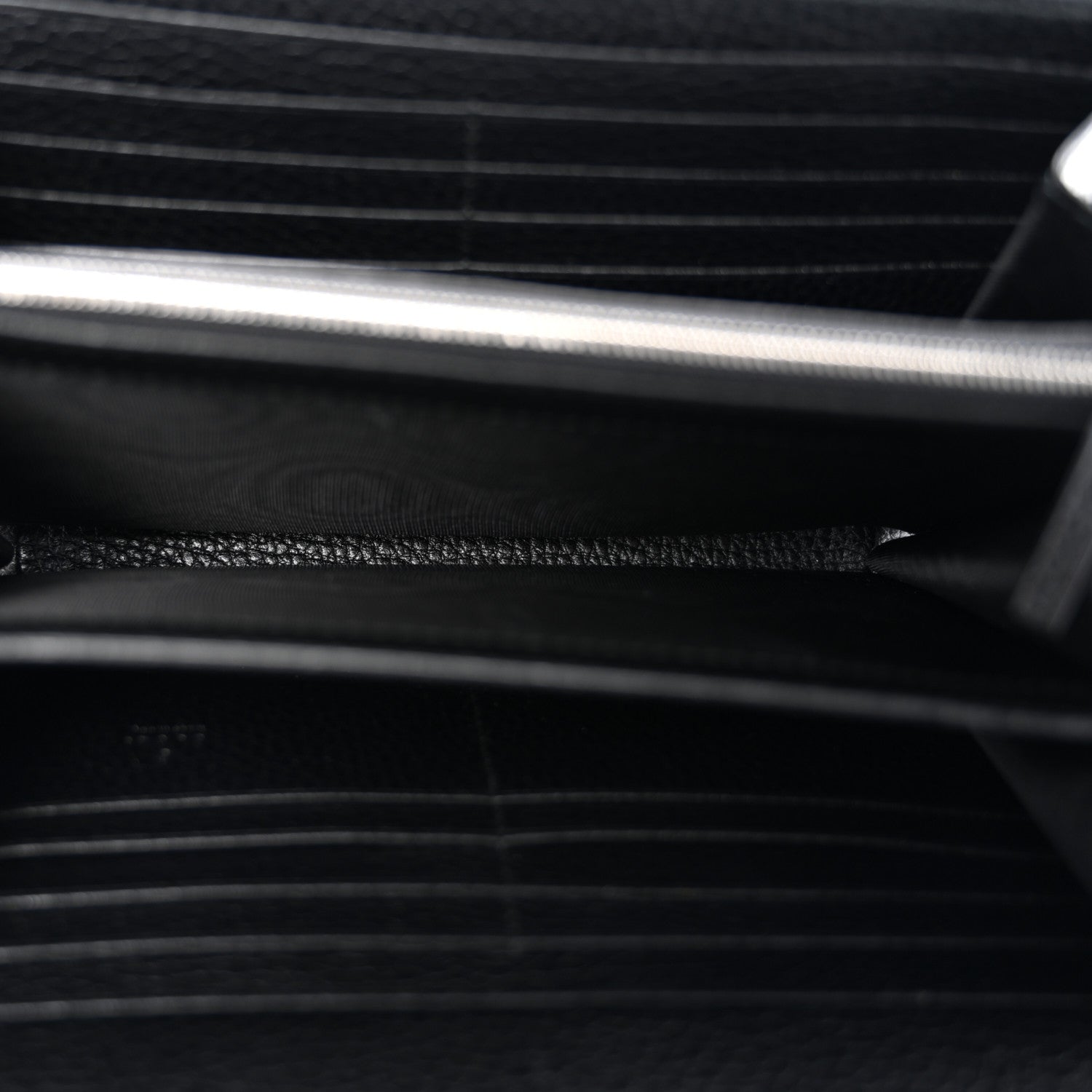 Calfskin Mini Dionysus Chain Wallet Black