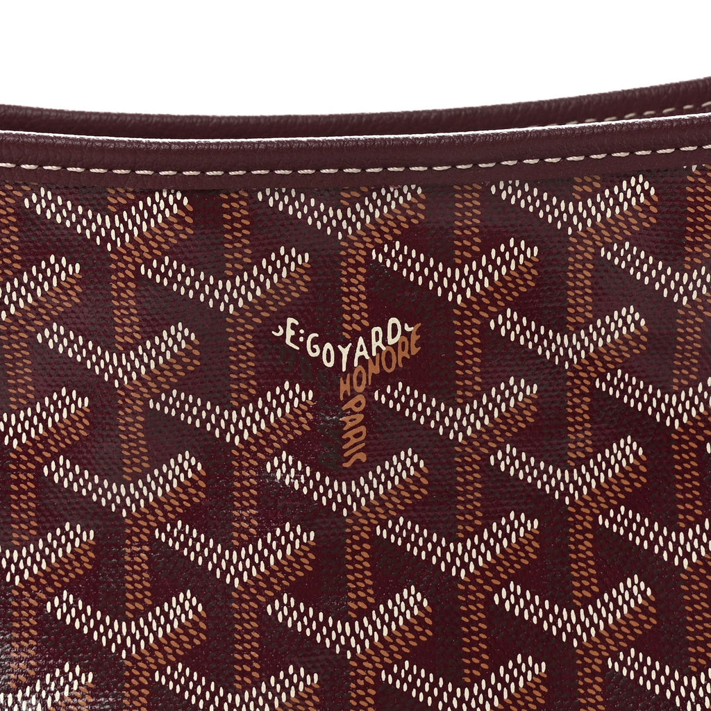 Goyardine Boheme Hobo Burgundy