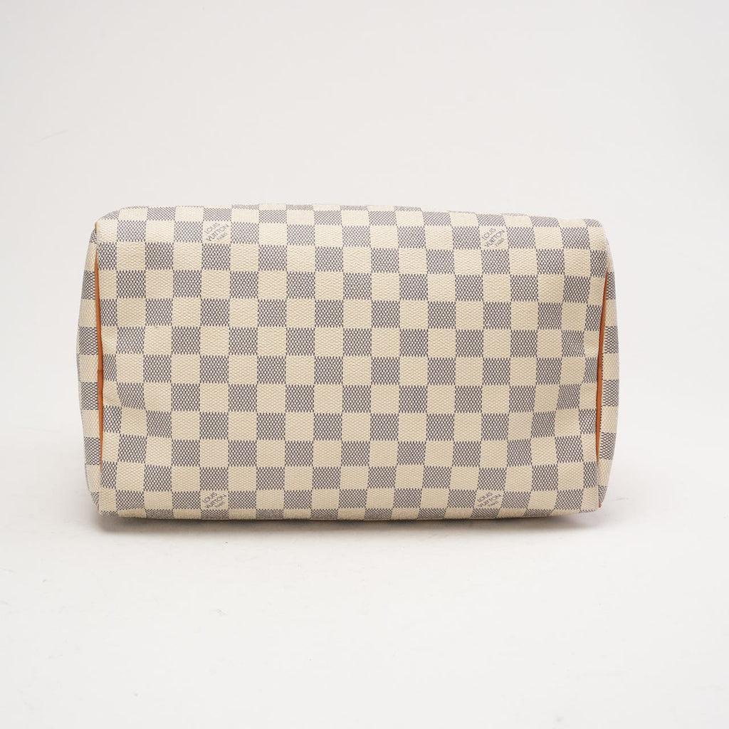 Louis Vuitton Damier Ebene Speedy 30 White 2010