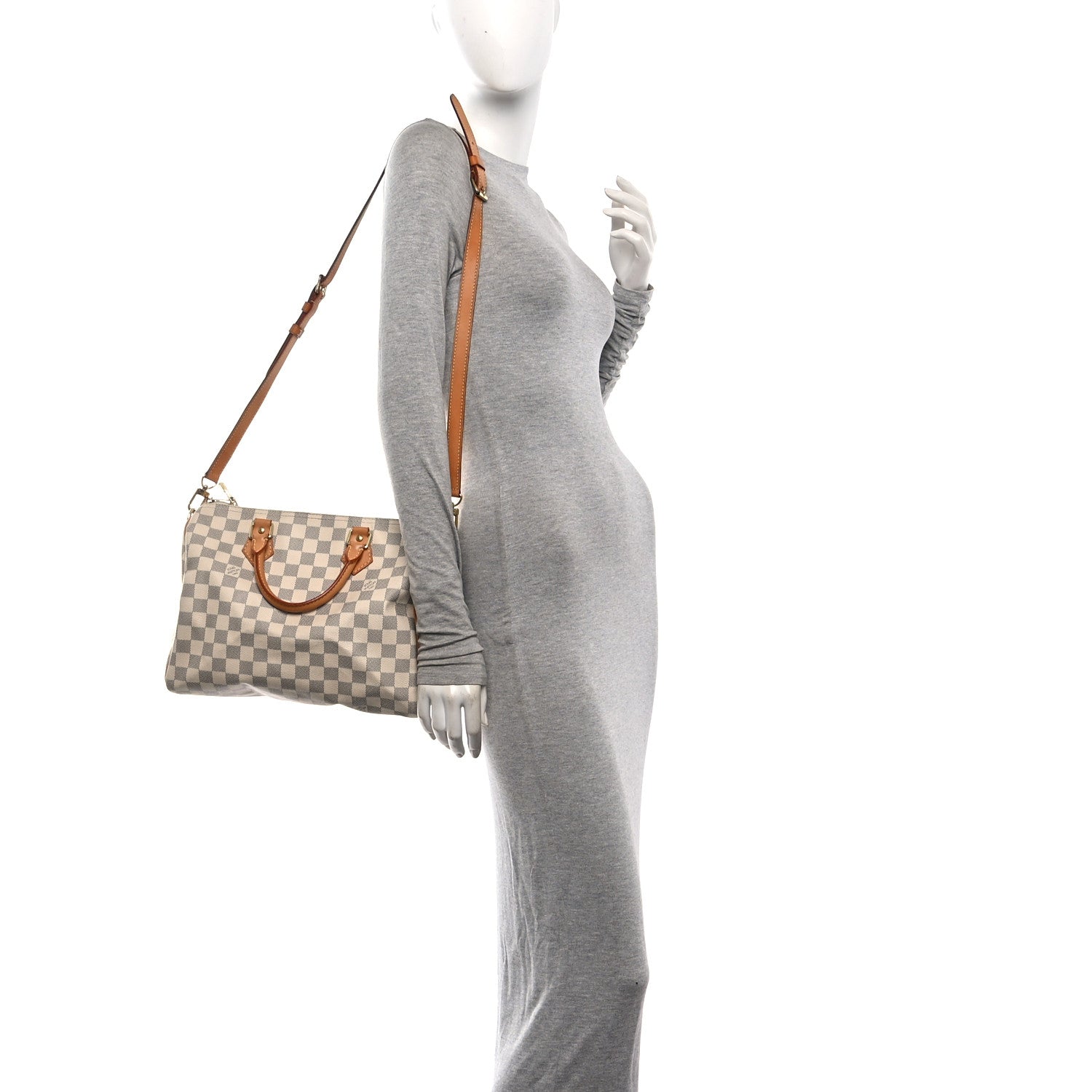 Damier Azur Speedy Bandouliere 30
