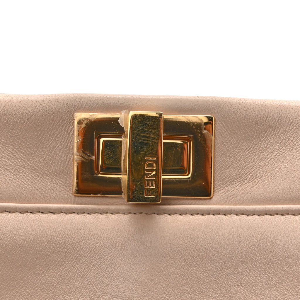Nappa Mini Peekaboo Iconic Satchel Rosa Plaster