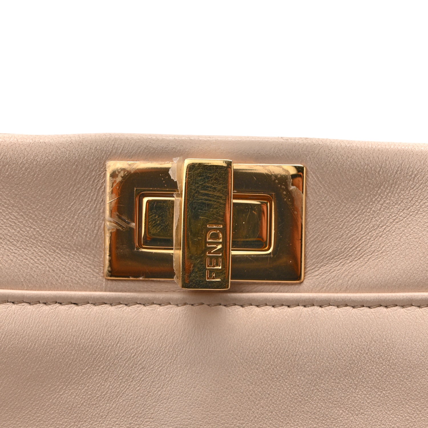 Nappa Mini Peekaboo Iconic Satchel Rosa Plaster