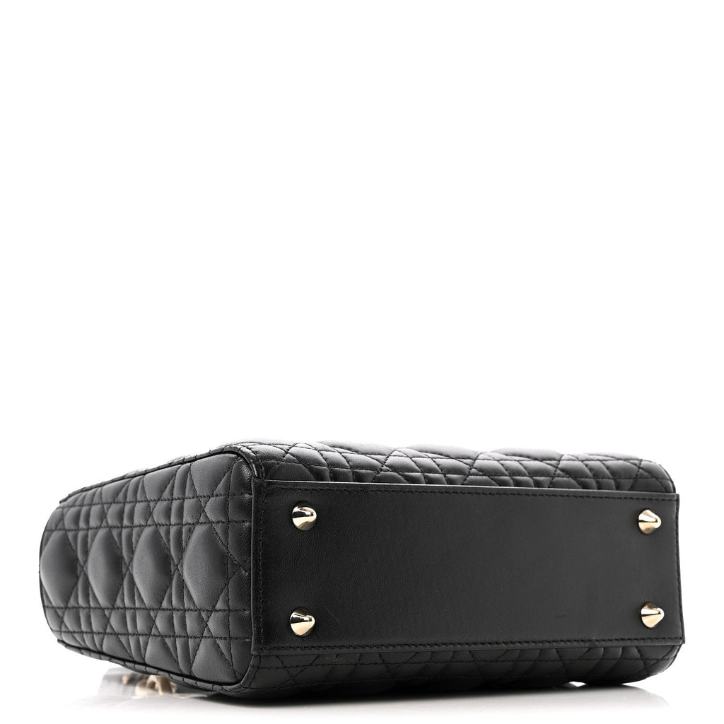 Lambskin Cannage Small My ABCDior Lady Dior Black