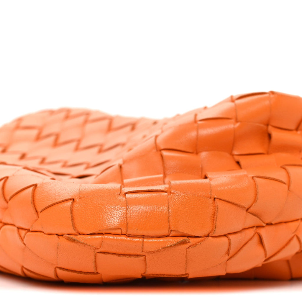 Nappa Intrecciato Mini Jodie Tangerine