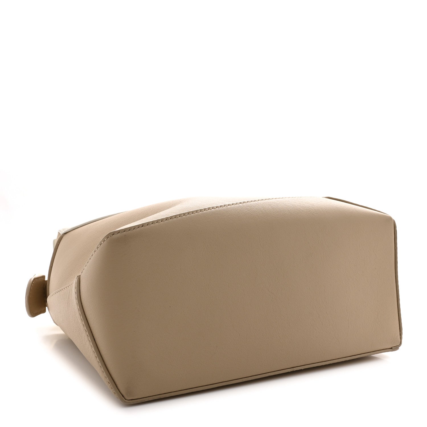 Classic Calfskin Small Puzzle Edge Bag Soft White Paper Craft