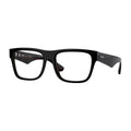 Burberry Eyeglasses Square Full Rim, Top Black on Vintage Check Frame and Clear Demo Lenses Lens BE24114121