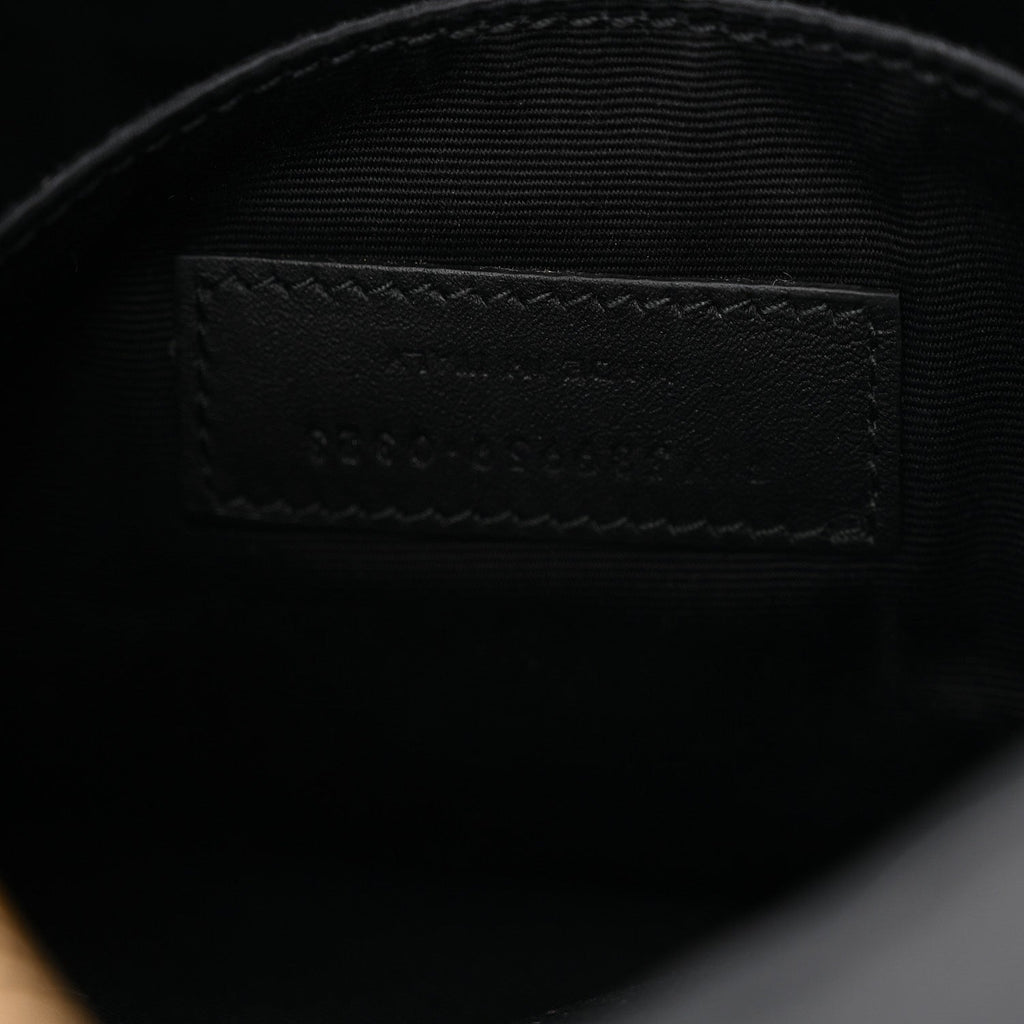 Grain De Poudre Monogram Belt Bag Black