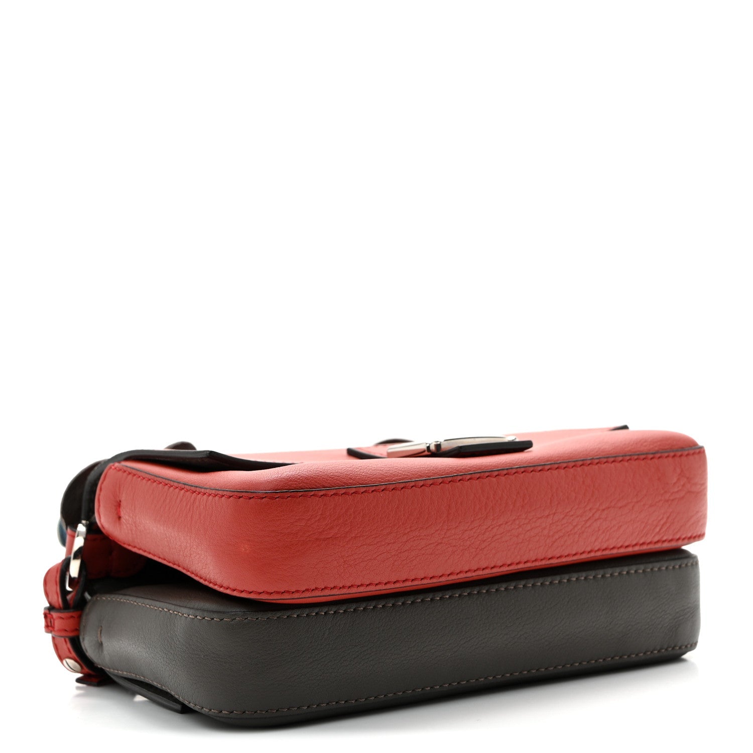 Vitello Dolce Flowerland Bi-Color Studded Micro Double Baguette Bloody Mary Carbone