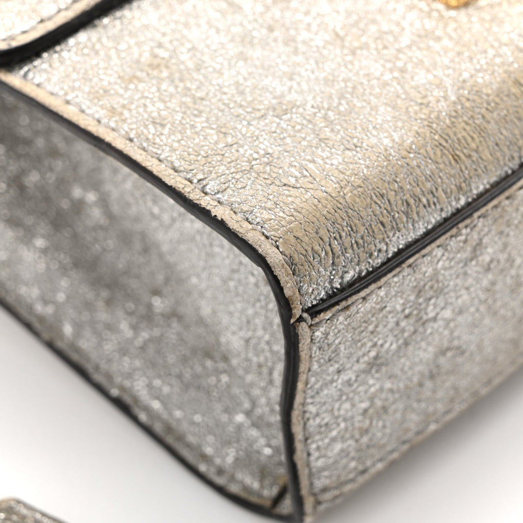 Galassia Small Padlock Shoulder Bag Platino