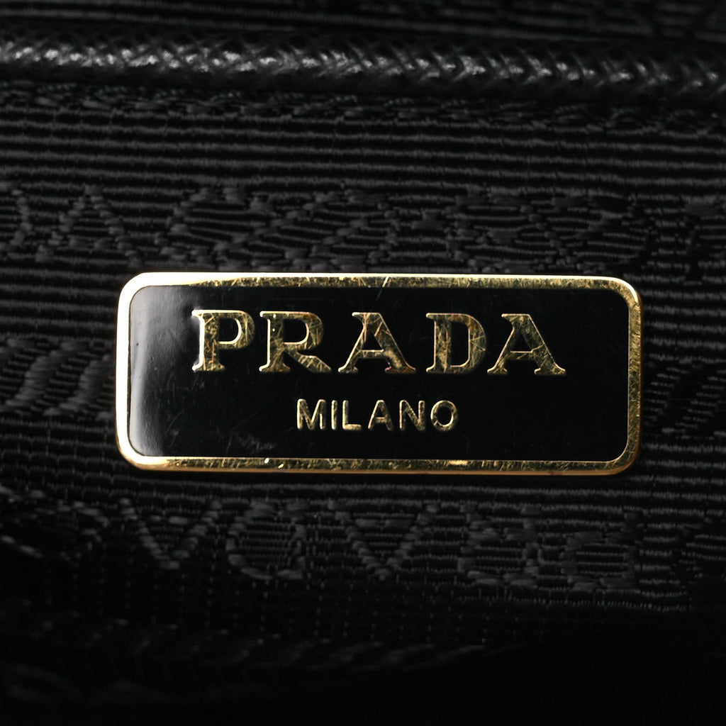 Tessuto Nylon Saffiano Crossbody Bag Black