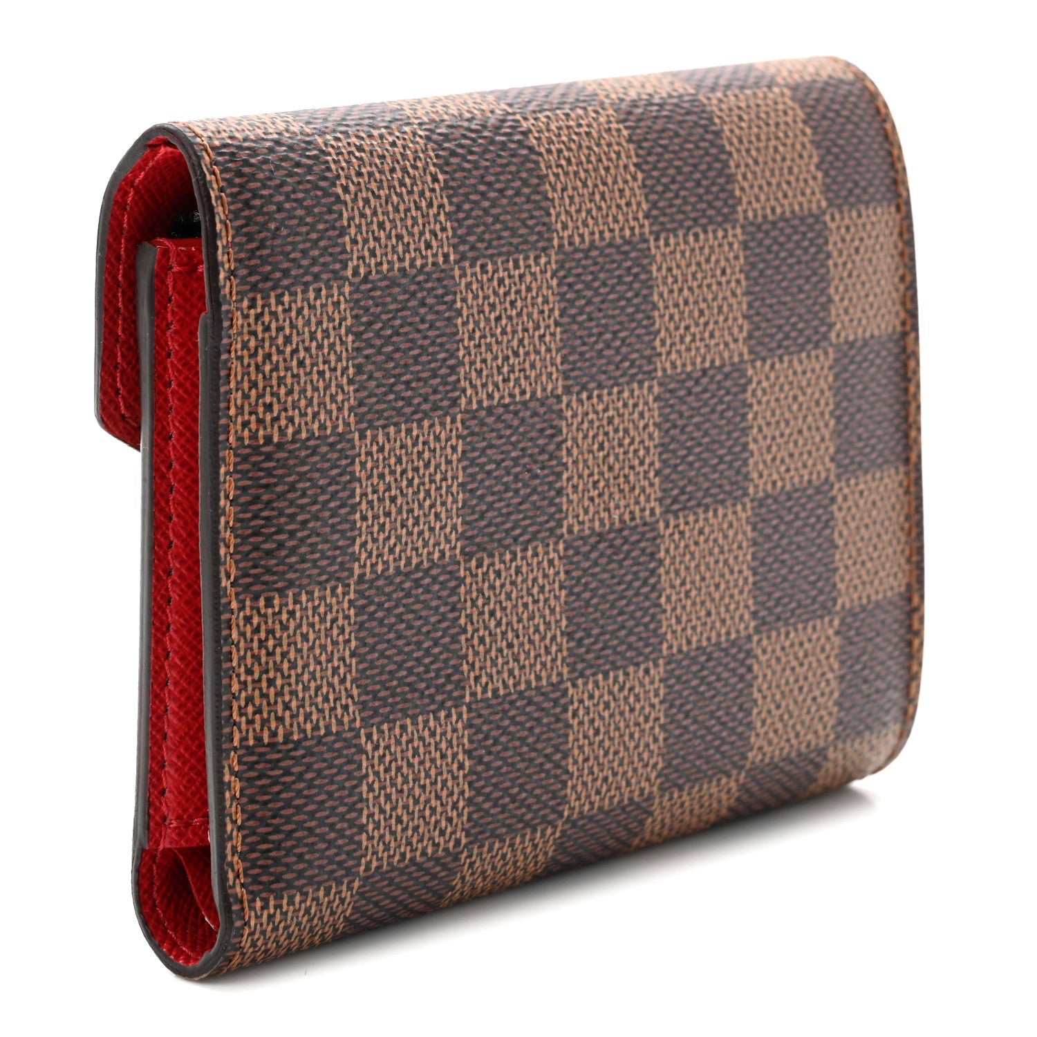 Damier Ebene Victorine Wallet Red