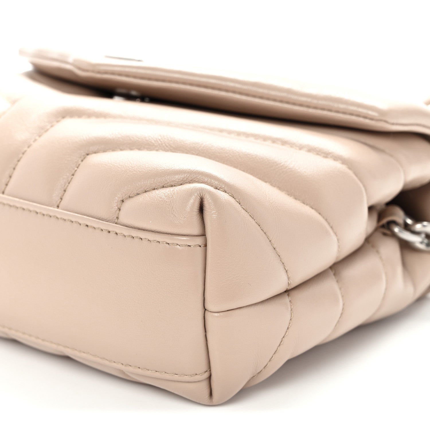 Calfskin Y Quilted Monogram Toy Loulou Crossbody Bag Light Natural