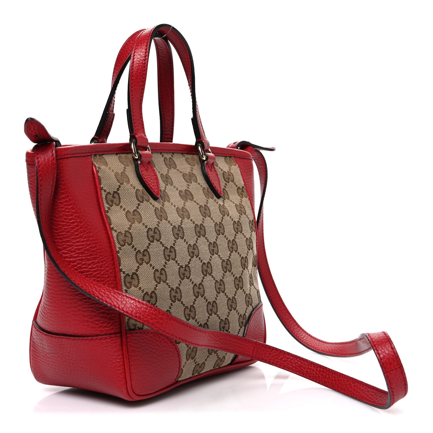 Monogram Small Bree Tote Red