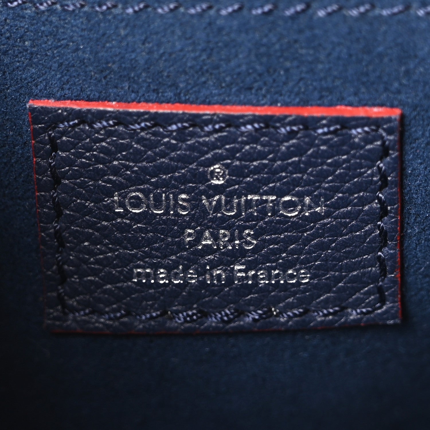 Soft Calfskin My Lockme Chain Bag BB Marine Rouge