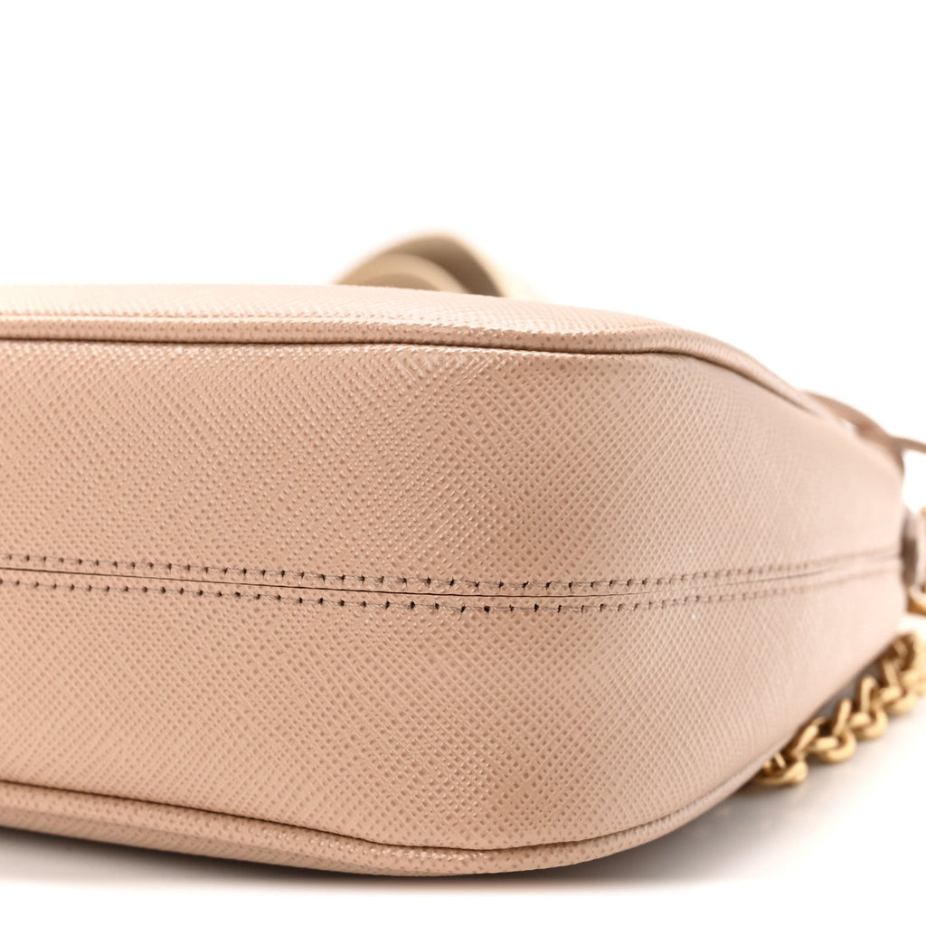 Saffiano Lux Re-Edition 2005 Shoulder Bag Cammeo