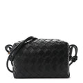 Nappa Intrecciato Mini Loop Camera Bag Black