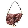 Oblique Saddle Bag Burgundy