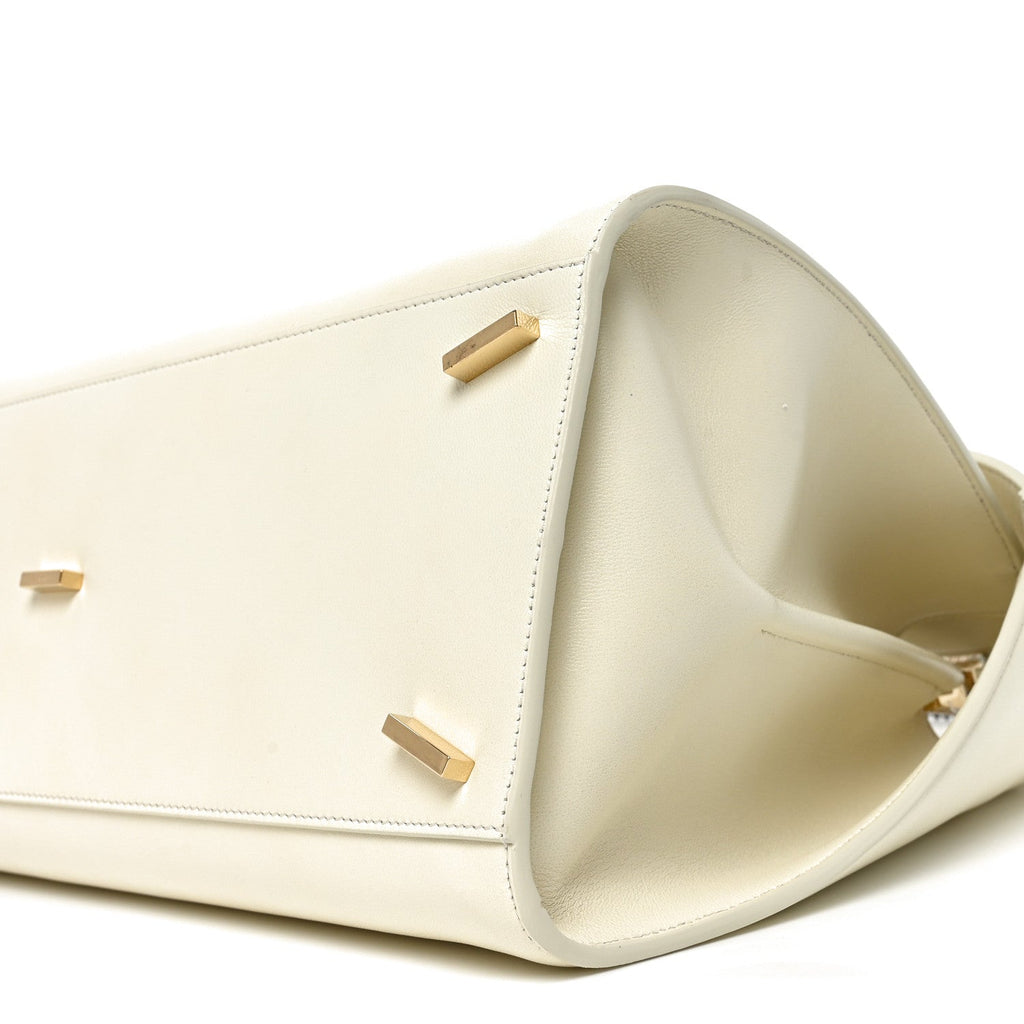 Lambskin Braided Medium Hug Bag Mascarpone