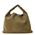 Suede Intrecciato Large Hop Mud
