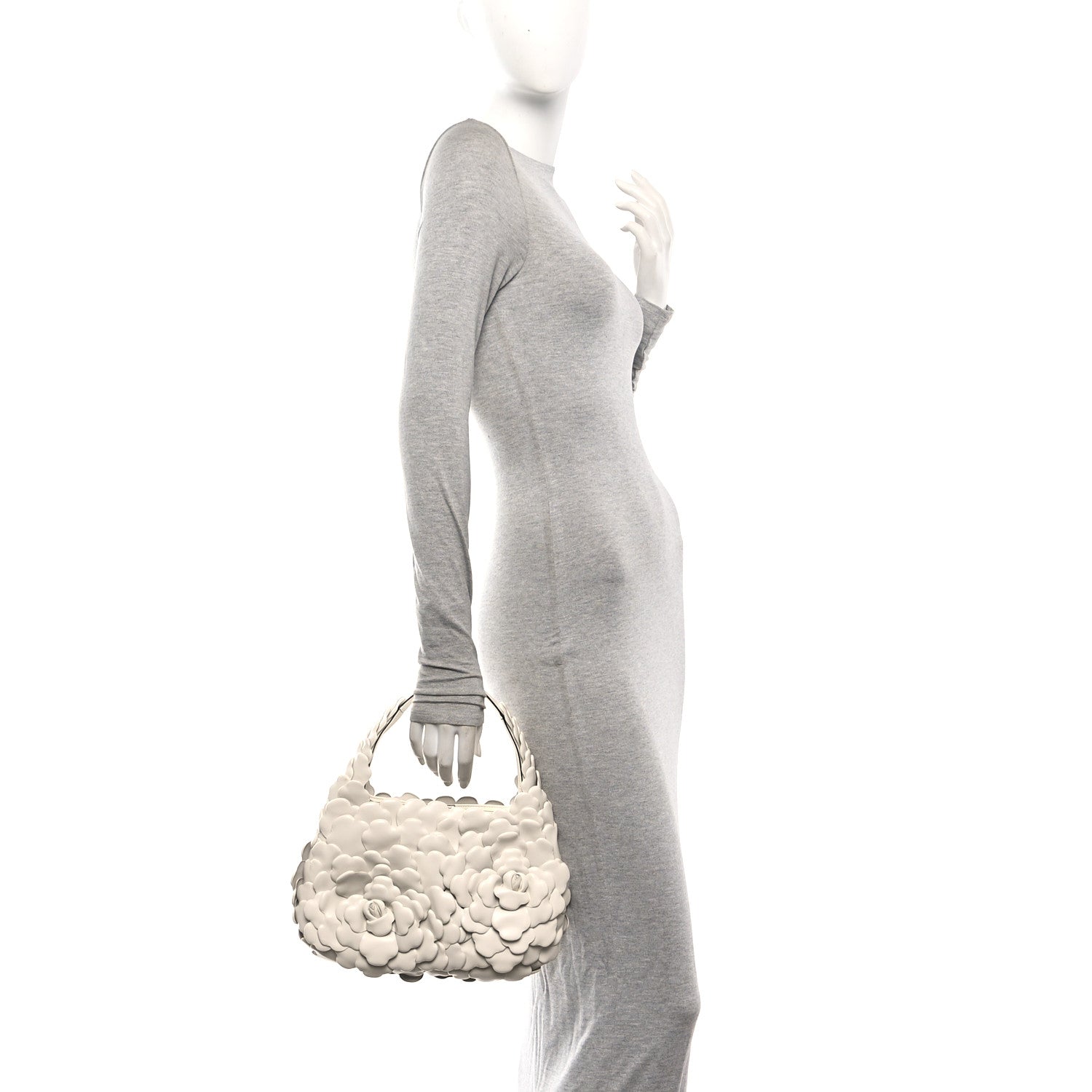 Nappa Atelier 03 Rose Edition Small Hobo White