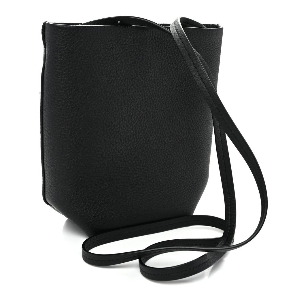 Grained Calfskin Small N/S Park Crossbody Black