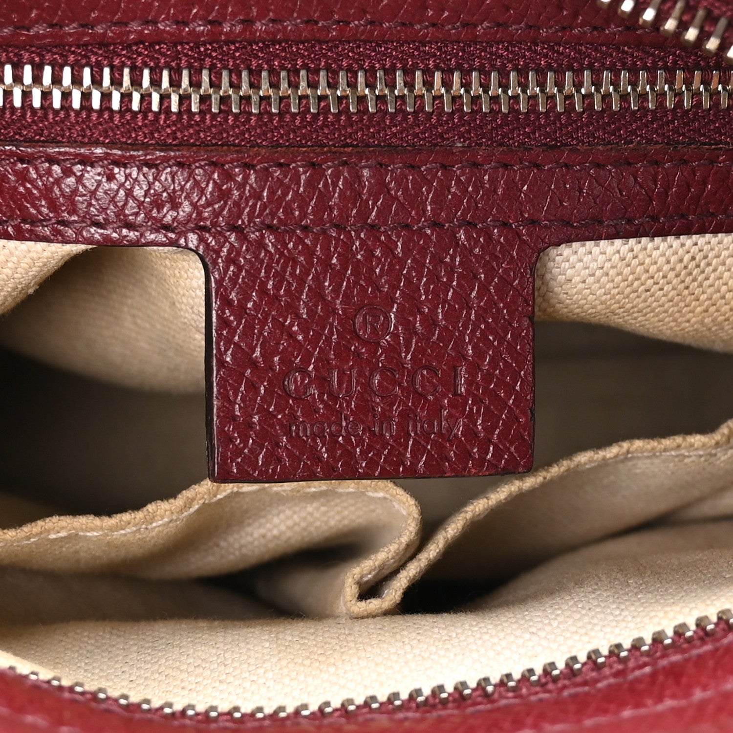Monogram Small Bree Tote Red