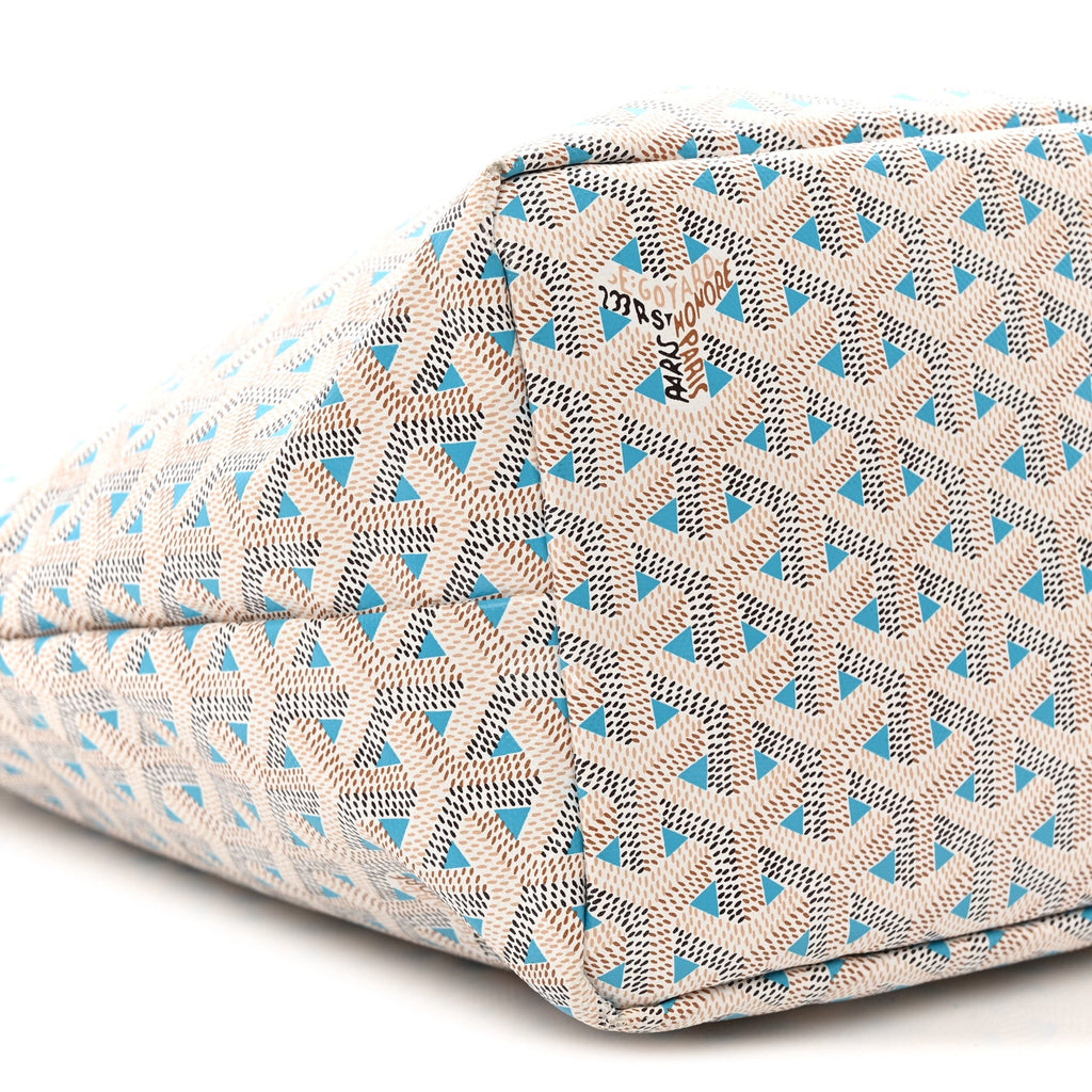 Goyardine Saint Louis Claire Voie PM White Opaline