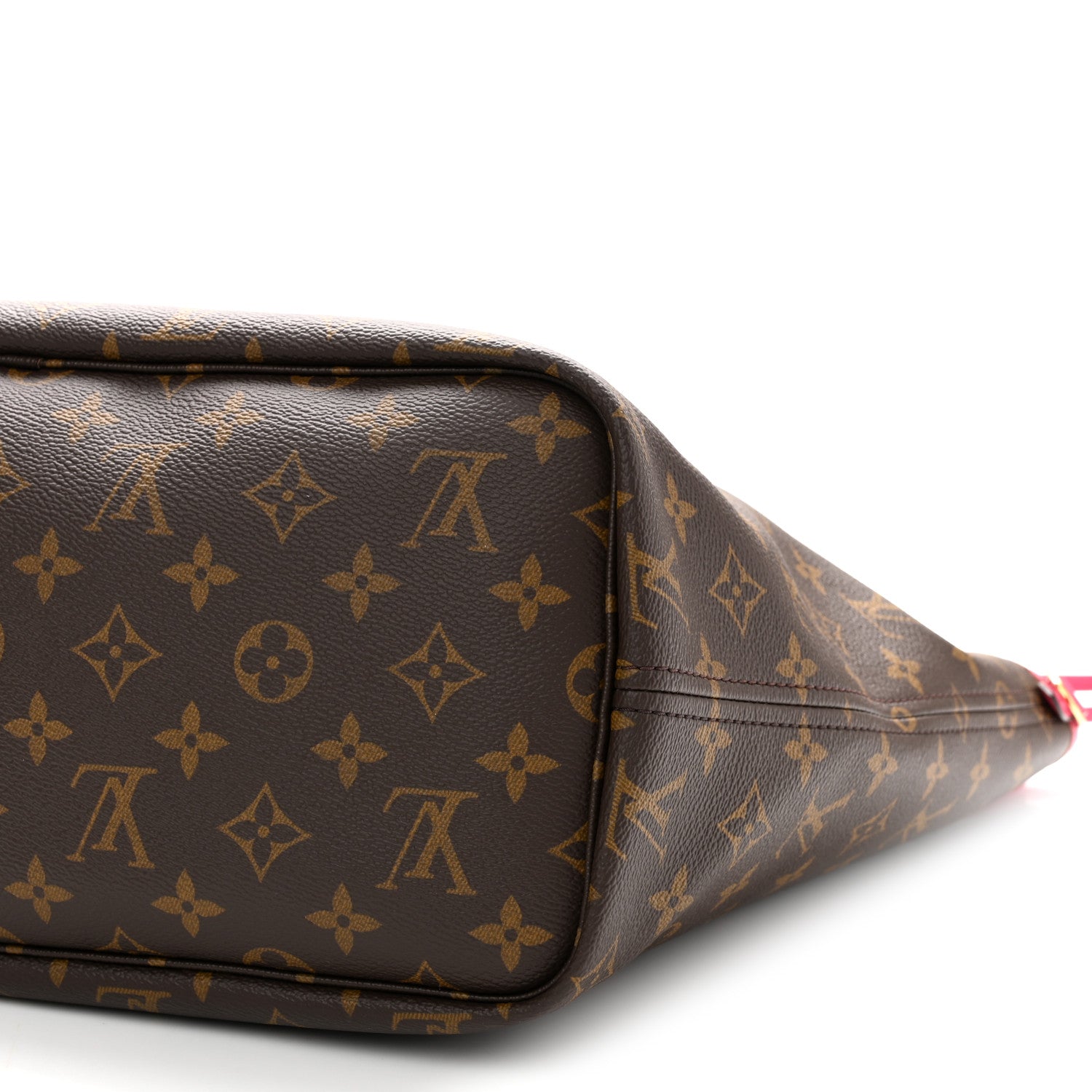 Monogram Inside Out Neverfull Bandouliere MM Rose Pondichery