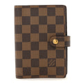 Damier Ebene Small Ring Agenda Cover