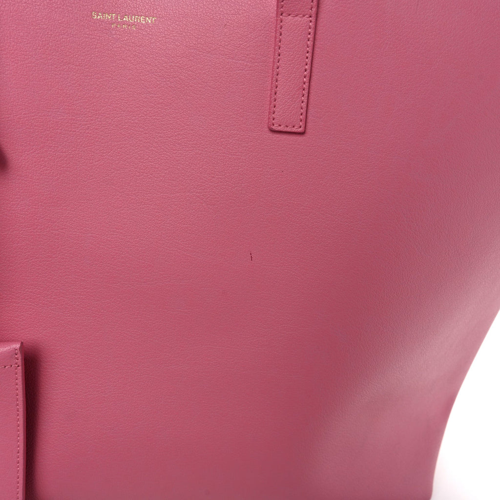 Calfskin Large Shopping Tote Pale Rose