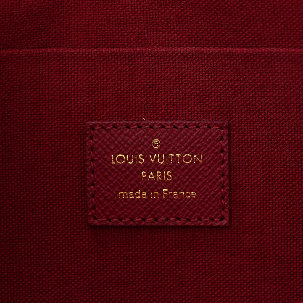 Monogram Pochette Felicie Chain Wallet Fuchsia