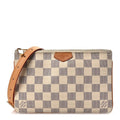 Damier Azur Double Zip Pochette