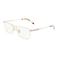 Lacoste Eyeglasses Rectangle Full Rim, Semimatte Blue Frame and Clear Demo Lenses Lens L2285E400