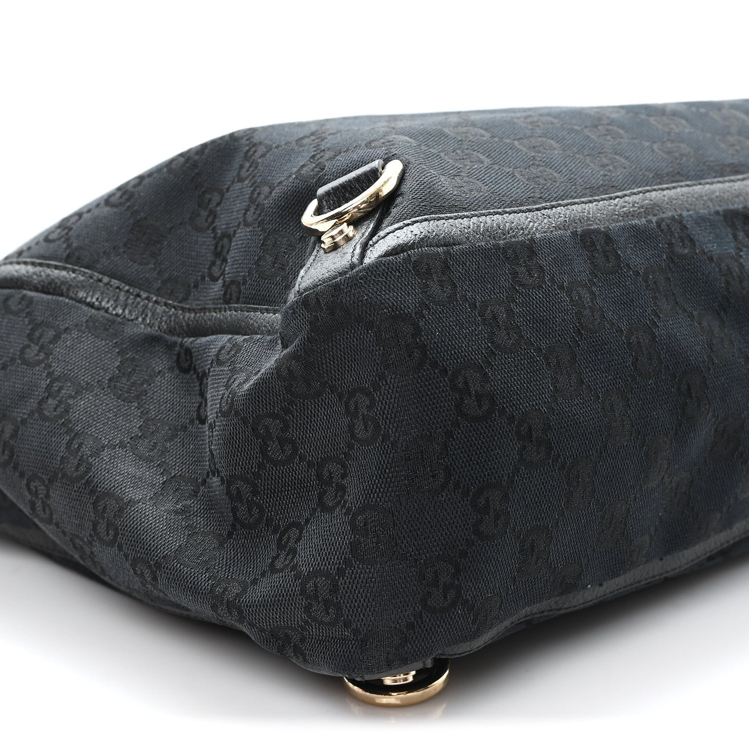 Monogram Large Abbey Tote Black