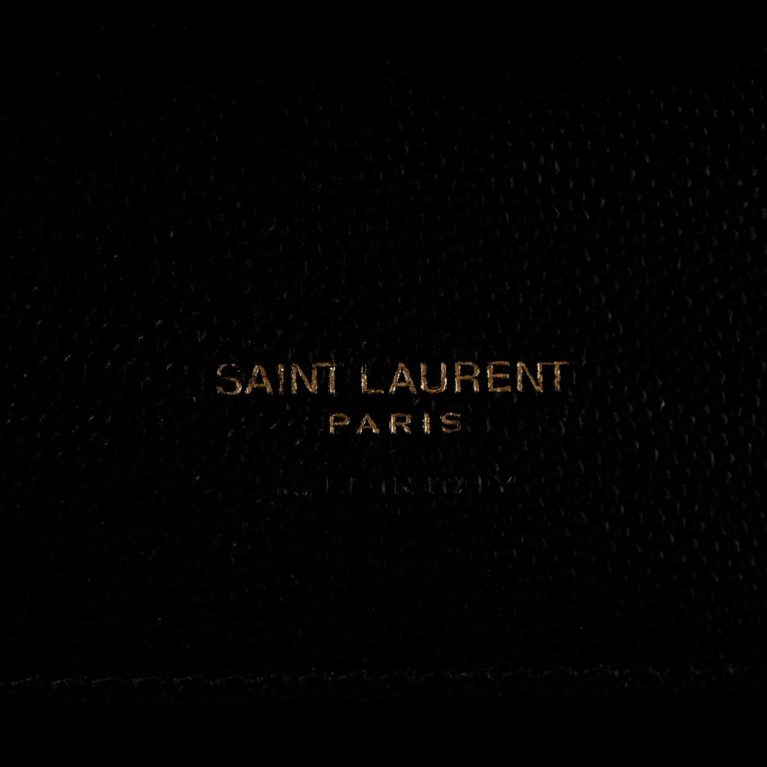 Grain De Poudre Matelasse Chevron Monogram Envelope Clutch Black