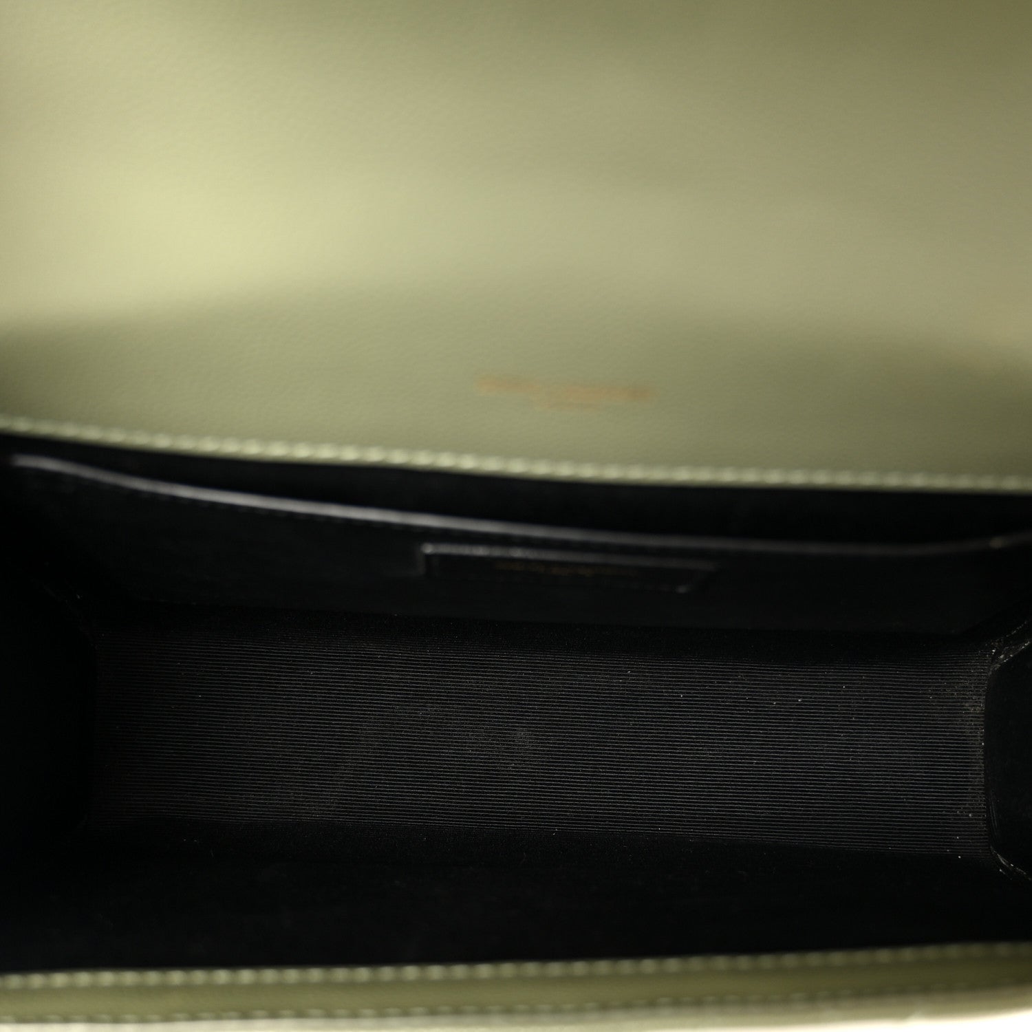 Grain De Poudre Textured Mixed Matelasse Triquilt Medium Monogram Satchel Light Sage