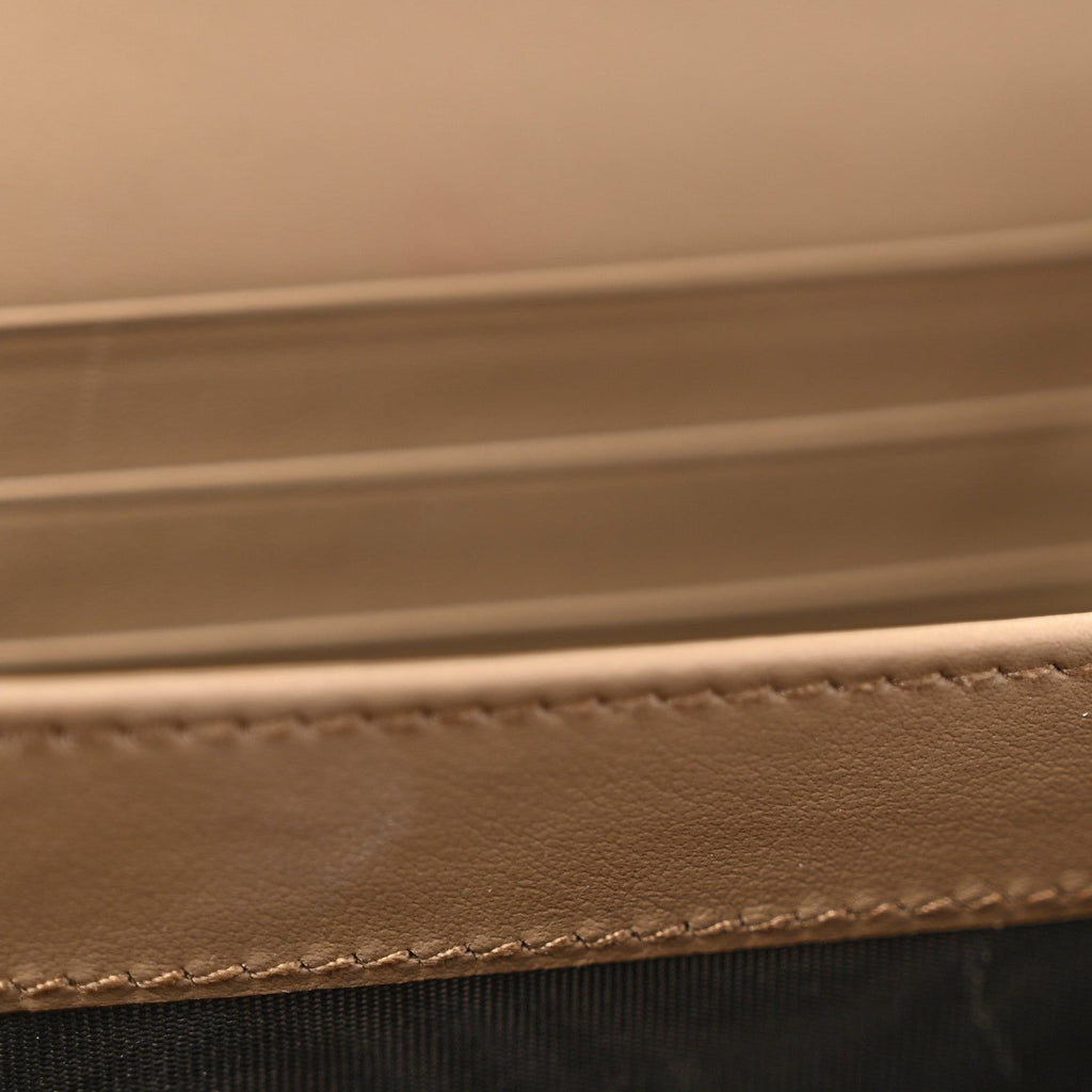 GG Supreme Monogram Mini Dionysus Chain Wallet Beige Taupe