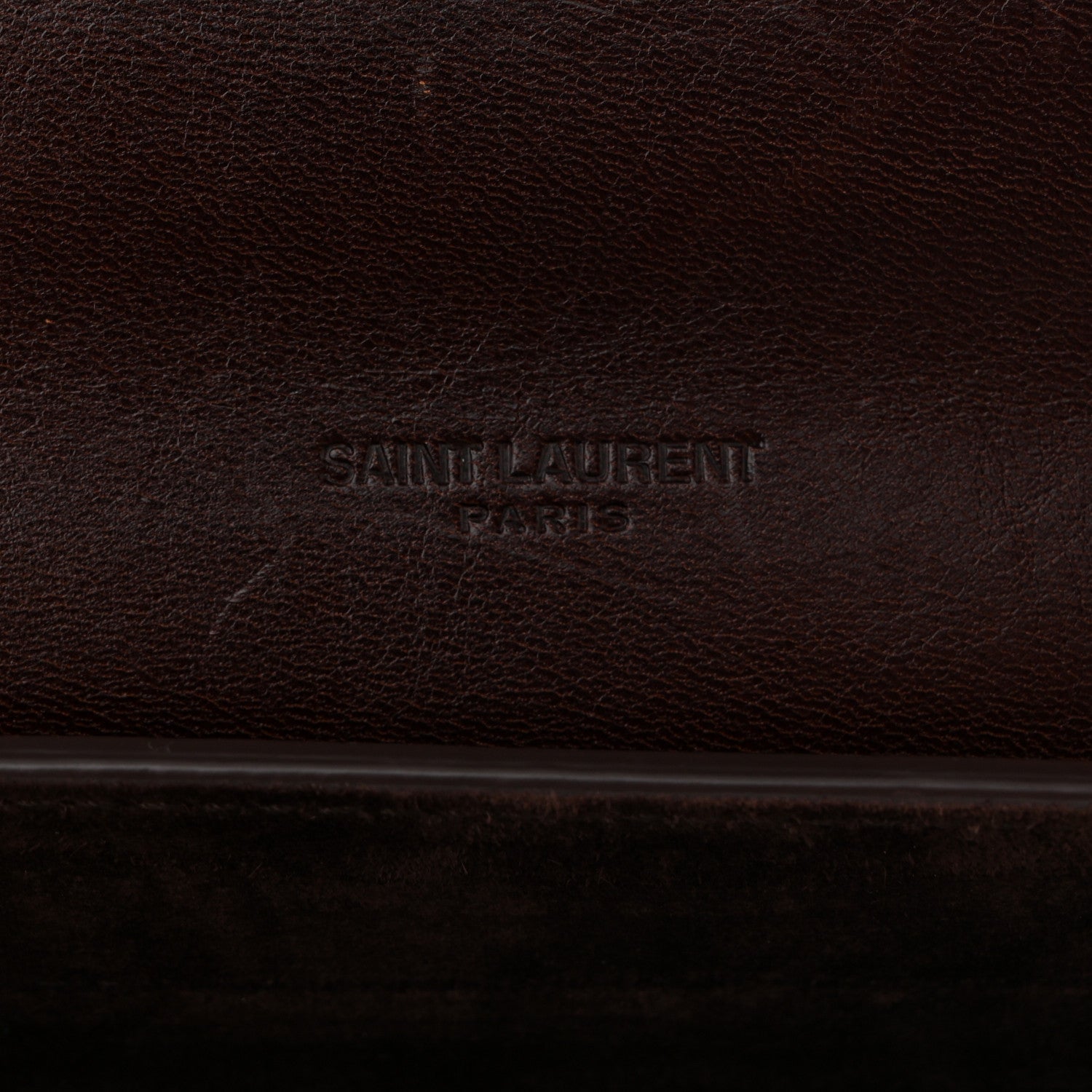 Calfskin Monogram Woven Small Kaia Satchel Burnt Brown