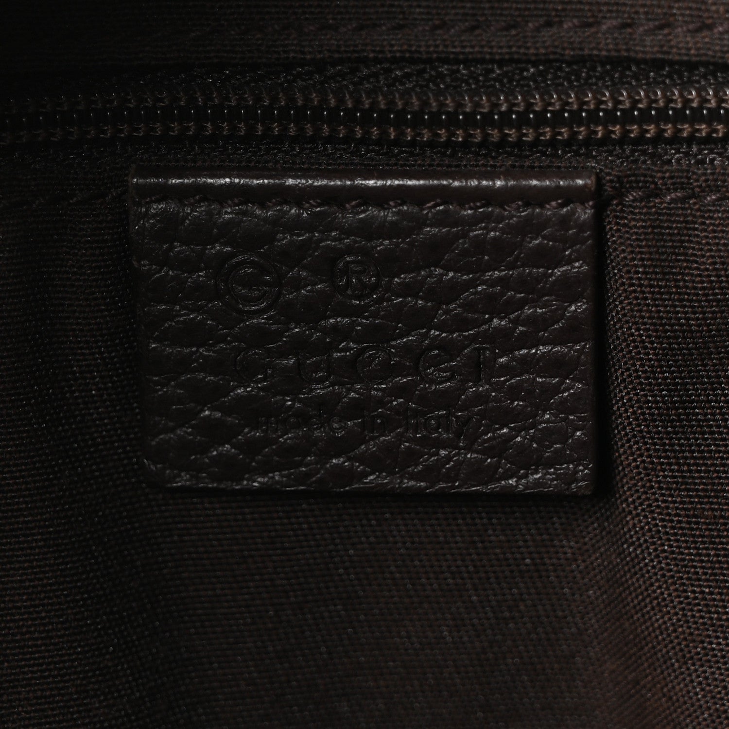Calfskin Bamboo Top Handle Tote Dark Brown