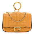 Nappa Matisse FF Embossed Nano Baguette Charm Zucca