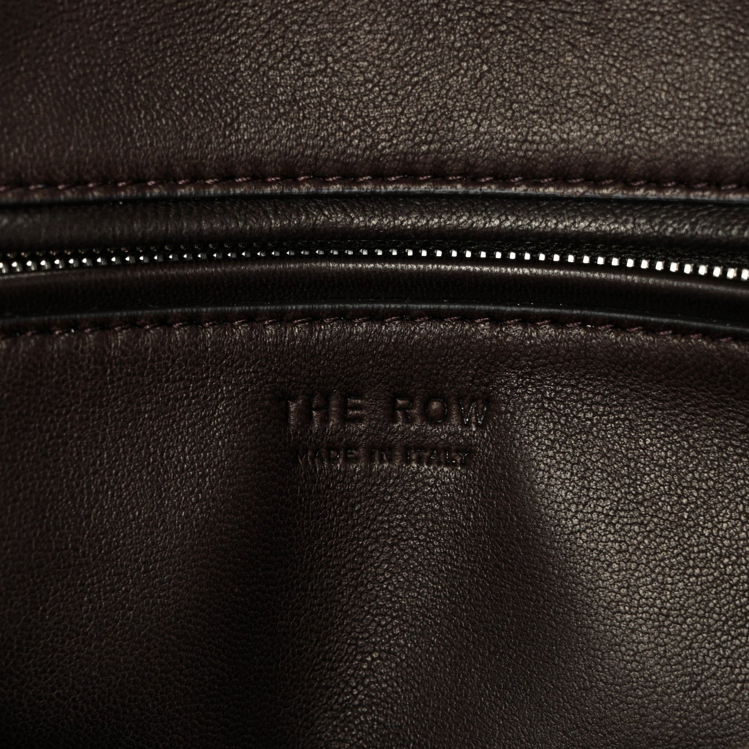 Calfskin Marcel Slouchy Top Handle Bag Deep Brown