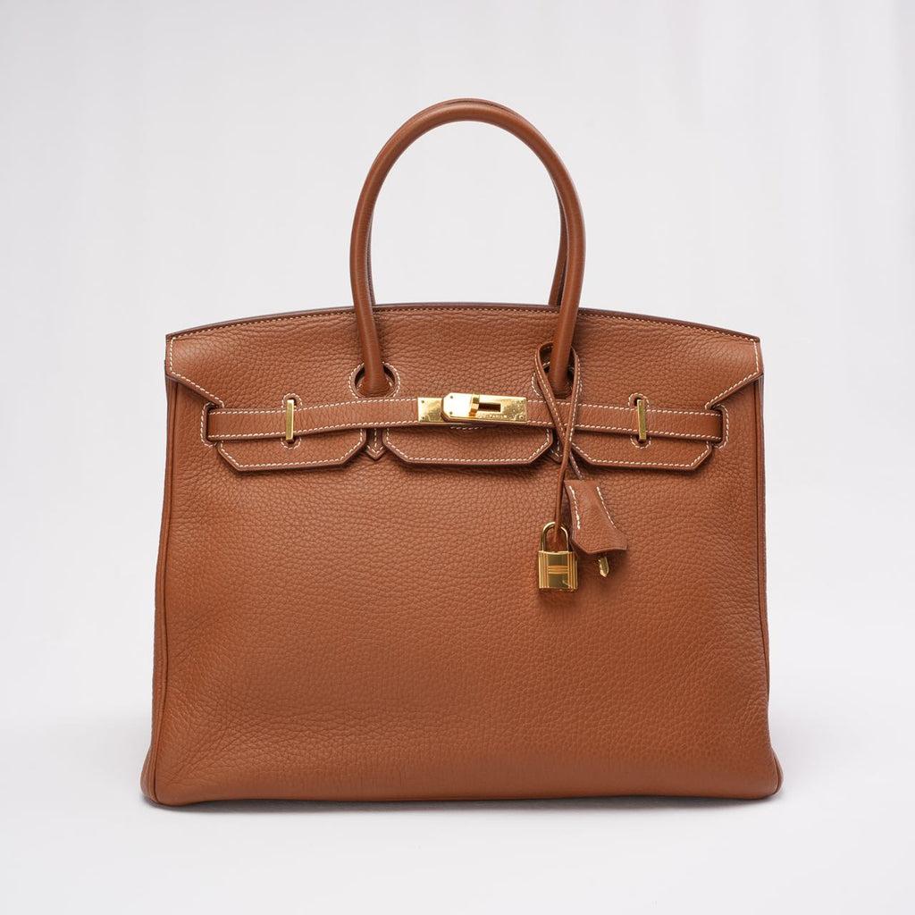 Hermes Birkin 35 Togo Golden Bag 2011