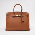 Hermes Birkin 35 Togo Golden Bag 2011