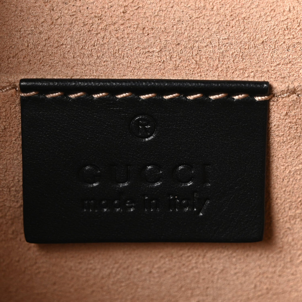 Guccissima Small Padlock Shoulder Bag Black