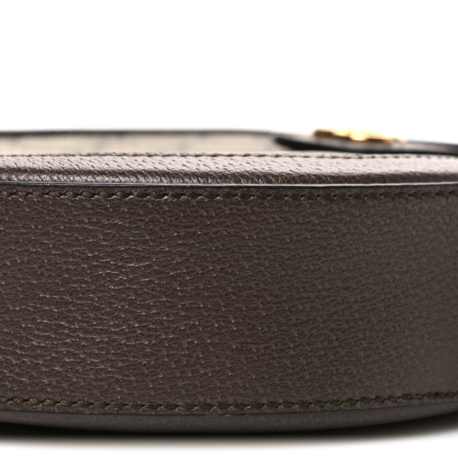 GG Supreme Monogram Web Mini Ophidia Round Shoulder Bag Brown